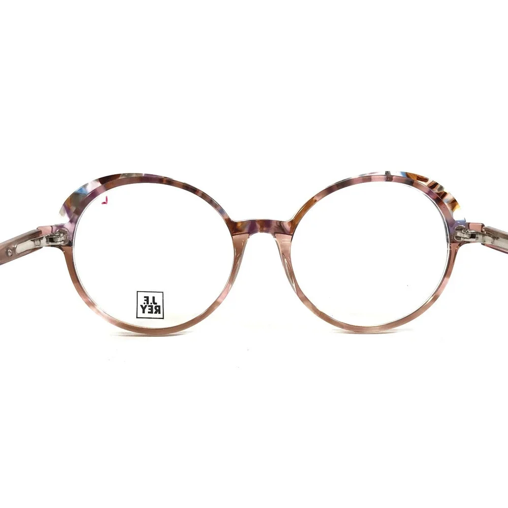 J. F. Rey Eyeglasses Frames JF1528 8075 Brown Pink Tortoise Full Rim 54-18-143